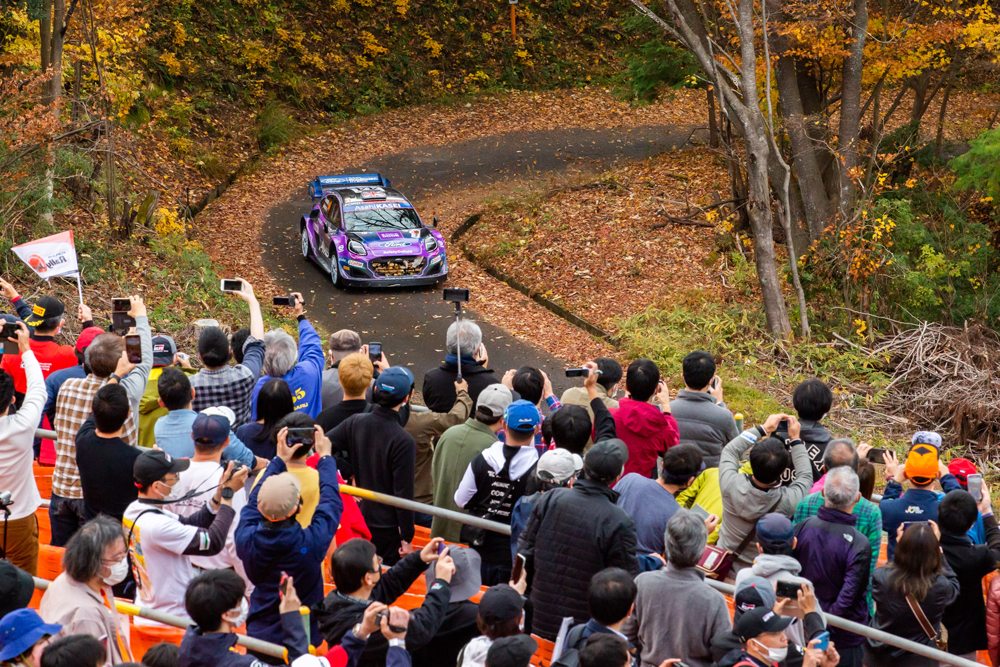 2023年11月19日開催 RALLY JAPAN SS18/20 恵那市SS/山岡駅（パーク