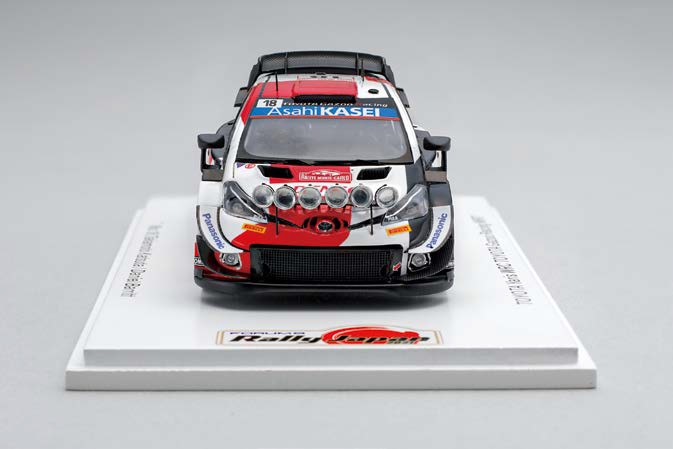 1/43 トヨタ ヤリス WRC #18 勝田貴元 2022 ラリージャパン - ミニカー