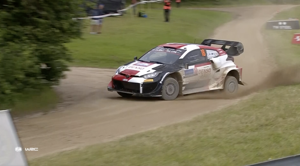 動画 Wrc世界ラリー選手権 第７戦ラリー エストニア 勝田貴元選手ss21 ５位をキープ フォーラムエイト ラリージャパン22twitterより