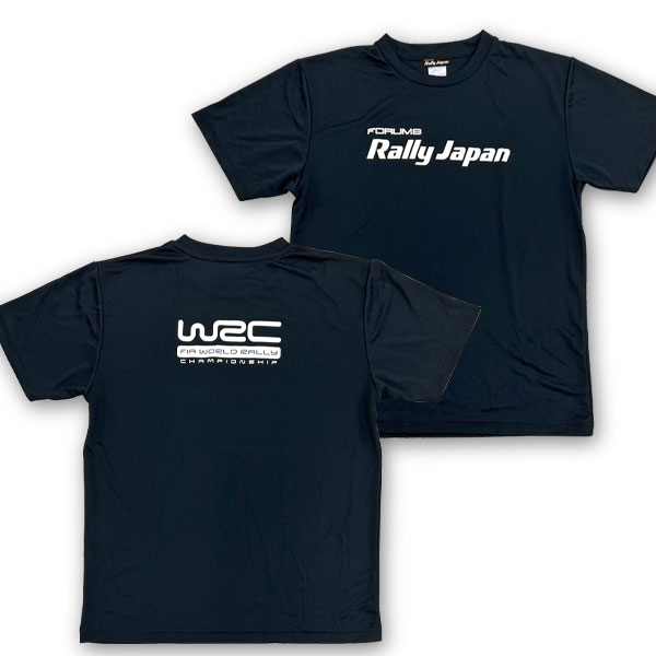 WRCロゴ入り Tシャツ（ブラック）